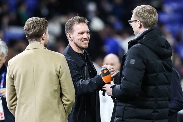 Sport, Football, UEFA international match season 2023 24 Friendly match France Germany 23 03 2024, Groupama Stadium Lyon Julian Nagelsmann Coach Germany Lyon Groupama Stadium France