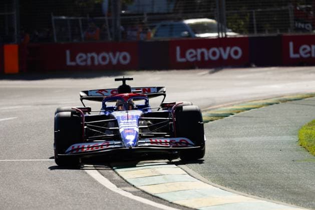 ALBERT PARK, AUSTRALIA - MARCH 23: Australia Daniel Ricciardo driving for Italy Visa Cash App RB F1 Team during the 2024 Rolex Australian Formula One Grand Prix at the Melbourne Grand Prix Circuit on March 23, 2024 in Albert Park, Australia. (Photo by Ivan Glavas Speed Media Icon Sportswire) AUTO: MAR 23 F1 Rolex Australian Grand Prix EDITORIAL USE ONLY Icon24032387141