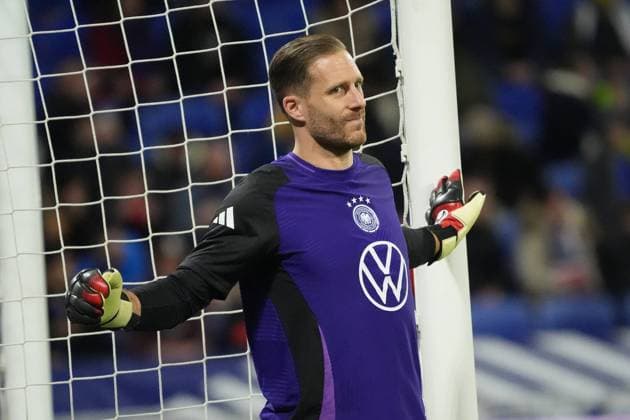 Goalkeeper Oliver Baumann Germany Germany Lyon 23 03 2024 France vs Germany, Groupama Stadium Lyon, Friendly match, Friendly