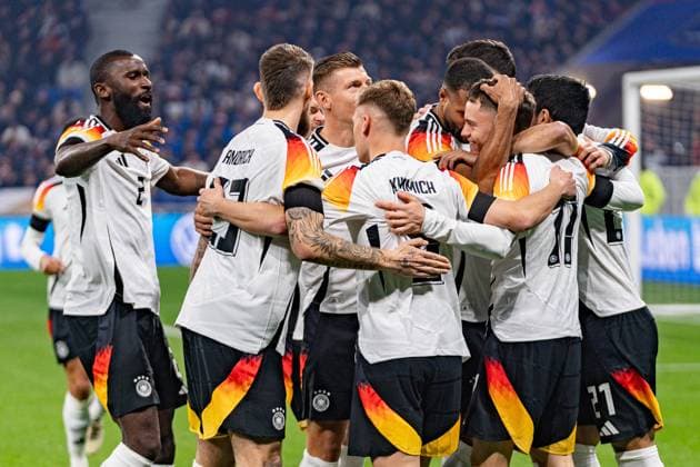 Goal for 1 0 by Florian Wirtz Germany, 17 France vs Germany, Men, Football, Test match, 22 03 2024 France vs Germany, Men, Football, Test match, 22 03 2024 Lyonn Copyright: xEibner-Pressefoto BahhoxKarax EP_FRA