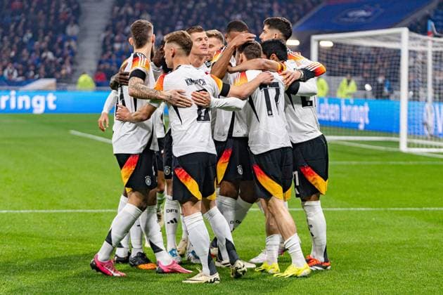 Goal for 1 0 by Florian Wirtz Germany, 17 France vs Germany, Men, Football, Test match, 22 03 2024 France vs Germany, Men, Football, Test match, 22 03 2024 Lyonn Copyright: xEibner-Pressefoto BahhoxKarax EP_FRA