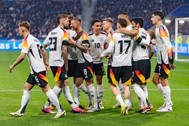 Goal for 1 0 by Florian Wirtz Germany, 17 France vs Germany, Men, Football, Test match, 22 03 2024 France vs Germany, Men, Football, Test match, 22 03 2024 Lyonn Copyright: xEibner-Pressefoto BahhoxKarax EP_FRA