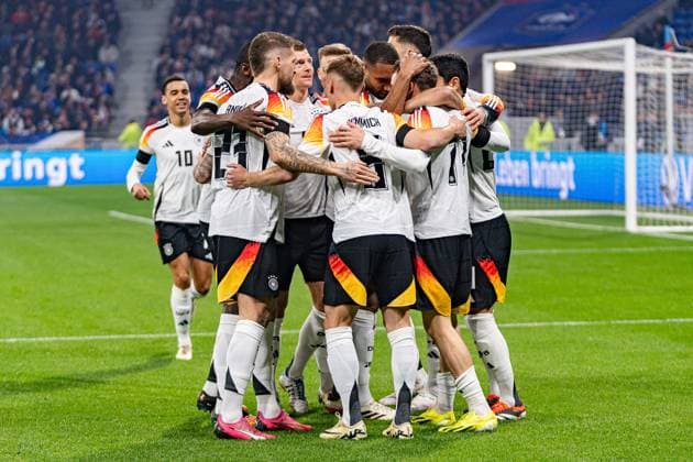 Goal for 1 0 by Florian Wirtz Germany, 17 France vs Germany, Men, Football, Test match, 22 03 2024 France vs Germany, Men, Football, Test match, 22 03 2024 Lyonn Copyright: xEibner-Pressefoto BahhoxKarax EP_FRA