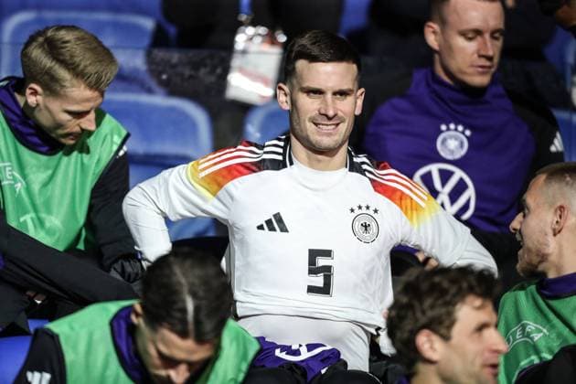 Sport, Football, UEFA international match season 2023 24 Friendly match France Germany 23 03 2024, Groupama Stadium Lyon Pascal Groß Germany, 5 Lyon Groupama Stadium France
