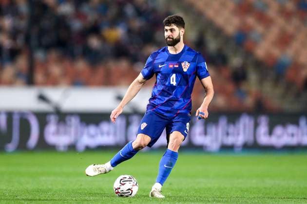 Tunisia v Croatia - FIFA Series 2024 Egypt CAIRO, EGYPT - MARCH 23: Josko Gvardiol of Croatia controls the ball during the FIFA Series 2024 Egypt match between Tunisia and Croatia at Cairo International on March 23, 2024 in Cairo, Egypt. MatijaxHabljak PIXSELL