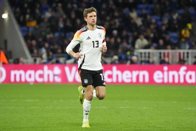 Thomas Müller Germany Lyon 23 03 2024 France vs Germany, Groupama Stadium Lyon, Friendly match, Friendly