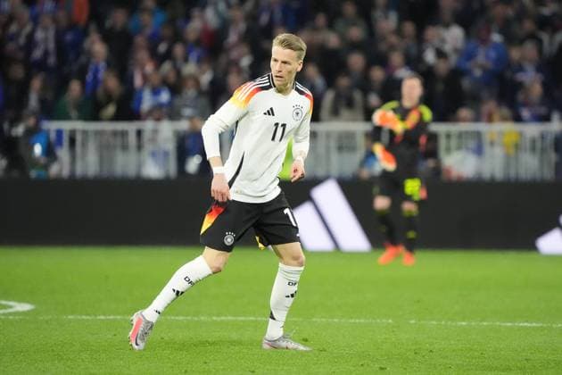 Chris Führich Germany Germany 2 Lyon 23 03 2024 France vs Germany, Groupama Stadium Lyon, Friendly match, Friendly