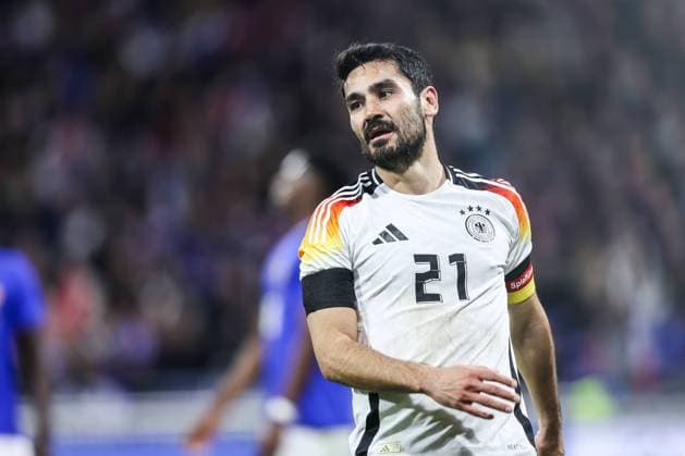 Sport, Football, UEFA international match season 2023 24 Friendly match France Germany 23 03 2024, Groupama Stadium Lyon Ilkay Gündogan Germany, 21 Lyon Groupama Stadium France