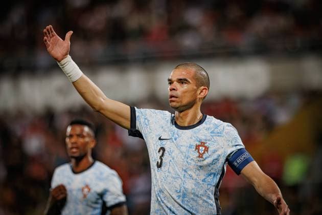 Pepe during friendly international game between national teams of Portugal and Sweden, Estadio Dom Afonso Henriques, Guimaraes, Portugal. (Maciej Rogowski) Lisbon Estadio Dom Afonso Henriques Portugal Copyright: xMaciejxRogowskix porswefull-095