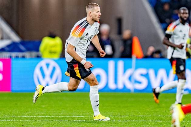 Waldemar Anton Germany, 16 France vs Germany, Men, Football, Test match, 23 03 2024 France vs Germany, Men, Football, Test match, 23 03 2024 Lyonn Copyright: xEibner-Pressefoto BahhoxKarax EP_FRA