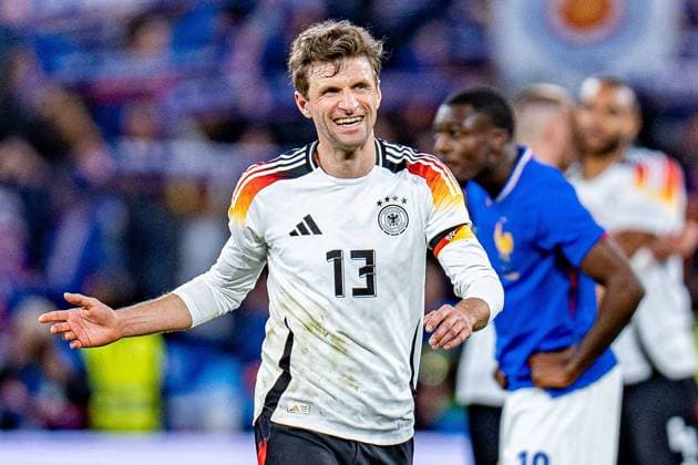 Thomas Mueller Germany, 13 France vs Germany, Men, Football, Test match, 23 03 2024 France vs Germany, Men, Football, Test match, 23 03 2024 Lyonn Copyright: xEibner-Pressefoto BahhoxKarax EP_FRA