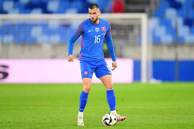 David Hancko during friendly match, Slovakia - Austria, 23. march 2024 Bratislava Bratislavsky Slovakia Copyright: xx DSC_4241