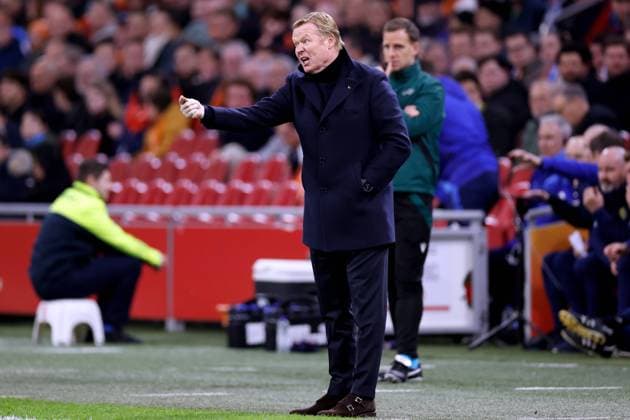 KOEMAN Roland Trainer Team Holland Friendly match Holland Scotland 4 0 on 22 03 2024 in Amsterdam DFL REGULATIONS PROHIBIT ANY USE OF PHOTOGRAPHS as IMAGE SEQUENCES and or QUASI VIDEO Copyright: xLacixPerenyix