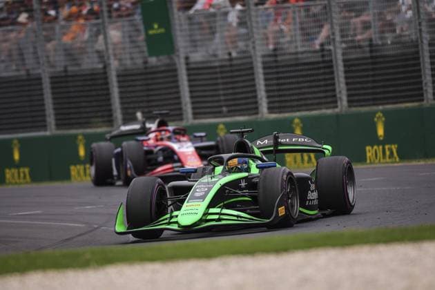 05 MALONEY Zane (bar), Rodin Motorsport, Dallara F2 2024, action during the 3rd round of the 2024 FIA Formula 2 Championship from March 22 to 24, 2024 on the Albert Park Circuit, in Melbourne, Australia - AUTO - FORMULA 2 2024 - AUSTRALIA DPPI Panoramic  MEL_GP_SB-74224