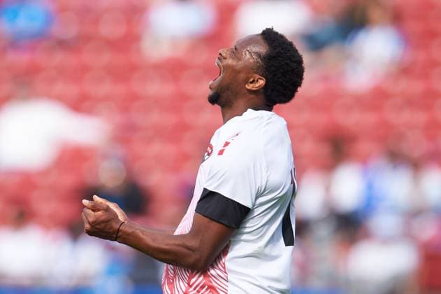 RECORD DATE NOT STATED CONCACAF NATIONS LEAGUE 2023-2024 Canada vs Trinidad and Tobago - Play In Levi Garcia of Trinidad during the Play In match between Canada and Trinidad and Tobago as part of the 2024 Concacaf Nations League, for the pass to the Copa America in the United States 2024, at Toyota Stadium, Frisco, Texas, on March 23, 2024. FRISCO TEXAS UNITED STATES  Copyright: xJorgexMartinezx 20240323154957_CNL_24_PLAY_IN_CAN_TRI_GARCIA135