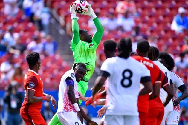 RECORD DATE NOT STATED CONCACAF NATIONS LEAGUE 2023-2024 Canada vs Trinidad and Tobago - Play In Denzil Smith of Trinidad during the Play In match between Canada and Trinidad and Tobago as part of the 2024 Concacaf Nations League, for the pass to the Copa America in the United States 2024, at Toyota Stadium, Frisco, Texas, on March 23, 2024. FRISCO TEXAS UNITED STATES  Copyright: xAdrianxMaciasx 20240323145004_CNL_24_PLAY_IN_CAN_TRI_SMITH99