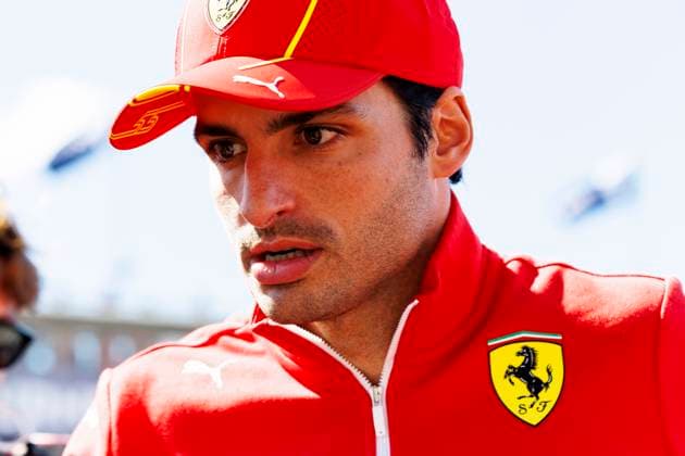 24th March 2024: Melbourne Grand Prix Circuit, Melbourne, Victoria, Australia; Australian Formula 1 Grand Prix: Race Day; Number 55 Scuderia Ferrari driver Carlos Sainz Jr during the drivers parade  ActionPlus12621394 StephenxBlackberry