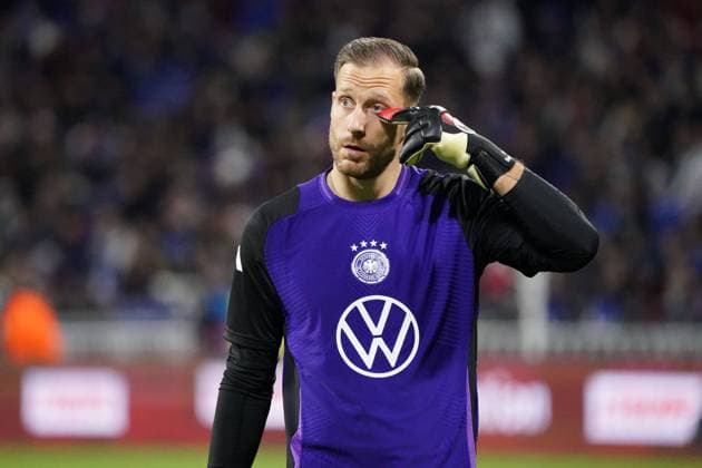 Football, friendly match, international match, test match, France Germany, 23 03 2024, Groupama Stadium Lyon Oliver Baumann Germany, action, single image
