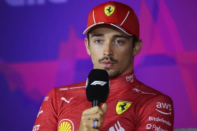LECLERC Charles (mco), Scuderia Ferrari SF-24, portrait during the Formula 1 Rolex Australian Grand Prix 2024, 3rd round of the 2024 Formula One World Championship, WM, Weltmeisterschaft from March 22 to 24, 2024 on the Albert Park Circuit, in Melbourne, Australia - F1 - AUSTRALIAN GRAND PRIX 2024 DPPI Panoramic  240324_R03_AUSTRALIA_EA015862