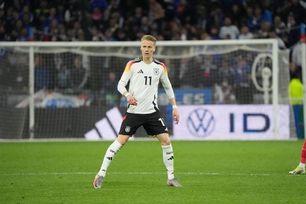 Chris Führich Germany Germany Lyon 23 03 2024 France vs Germany, Groupama Stadium Lyon, Friendly match, Friendly