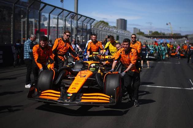 NORRIS Lando (gbr), McLaren F1 Team MCL38, portrait during the Formula 1 Rolex Australian Grand Prix 2024, 3rd round of the 2024 Formula One World Championship, WM, Weltmeisterschaft from March 22 to 24, 2024 on the Albert Park Circuit, in Melbourne, Australia - F1 - AUSTRALIAN GRAND PRIX 2024 DPPI Panoramic  240324_R03_AUSTRALIA_EA020971