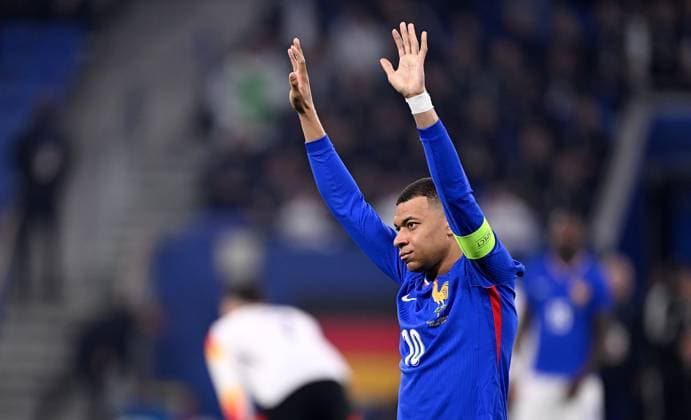 FOOTBALL INTERNATIONAL Test match in Lyon France Germany 23 03 2023 Kylian Mbappe France