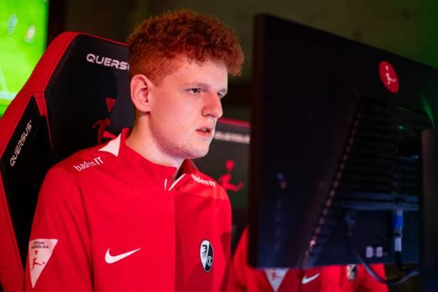 Virtual Bundesliga Club Championship by WOW Finale 24 03 2024 David Queck SCF Dave, SC Freiburg Virtual Bundesliga Club Championship by WOW Finale 24 03 2024 Copyright: xBEAUTIFULxSPORTS Buriakovx