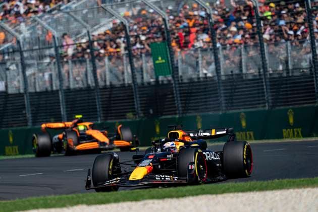 March 24, 2024, Melbourne, Australia: Dutch driver MAX VERSTAPPEN (Red Bull Racing) drives during the 2024 FIA Formula 1 Australian Grand Prix at Albert Park Circuit in Melbourne, Australia. Melbourne Australia - ZUMAg147 20240324_fap_g147_010 Copyright: xJamesxGasperottix