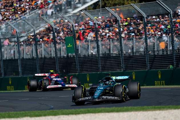 March 24, 2024, Melbourne, Australia: Canadian driver LANCE STROLL (Aston Martin F1 Team) drives during the 2024 FIA Formula 1 Australian Grand Prix at Albert Park Circuit in Melbourne, Australia. Melbourne Australia - ZUMAg147 20240324_fap_g147_017 Copyright: xJamesxGasperottix