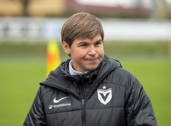 Soccer, Women, Season 2023 2024, Regionalliga Nordost 15 Matchday , FC Viktoria 1889 Berlin 1 FC Union Berlin, Ariane Hingst Managing Director Sport of the women of FC Viktoria 89 Berlin , 24 03 2024, Copyright: xMatthiasxKochx