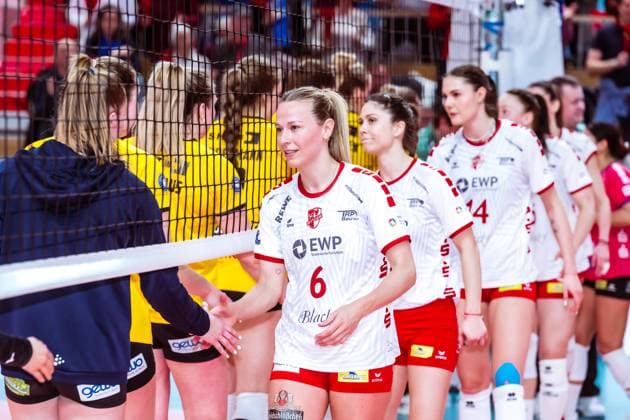 VBL Volleyball Bundesliga SC Potsdam VfB Suhl LOTTO Thüringen PlayOffs, 24 03 2024 VBL Volleyball Bundesliga SC Potsdam VfB Suhl LOTTO Thüringen 24 03 2024 Copyright: xBEAUTIFULxSPORTS NicolxMarschallx