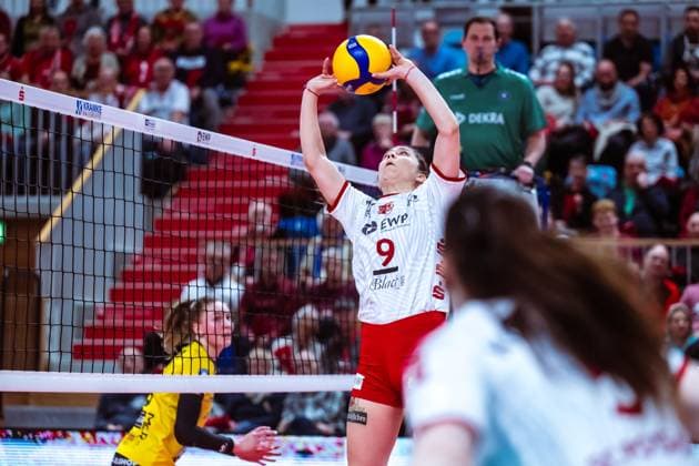 VBL Volleyball Bundesliga SC Potsdam VfB Suhl LOTTO Thüringen PlayOffs, 24 03 2024 VBL Volleyball Bundesliga SC Potsdam VfB Suhl LOTTO Thüringen 24 03 2024 Copyright: xBEAUTIFULxSPORTS NicolxMarschallx