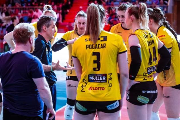 VBL Volleyball Bundesliga SC Potsdam VfB Suhl LOTTO Thüringen PlayOffs, 24 03 2024 VBL Volleyball Bundesliga SC Potsdam VfB Suhl LOTTO Thüringen 24 03 2024 Copyright: xBEAUTIFULxSPORTS NicolxMarschallx