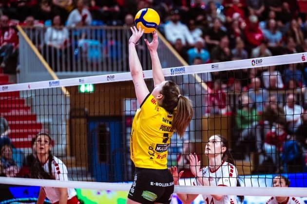 VBL Volleyball Bundesliga SC Potsdam VfB Suhl LOTTO Thüringen PlayOffs, 24 03 2024 VBL Volleyball Bundesliga SC Potsdam VfB Suhl LOTTO Thüringen 24 03 2024 Copyright: xBEAUTIFULxSPORTS NicolxMarschallx