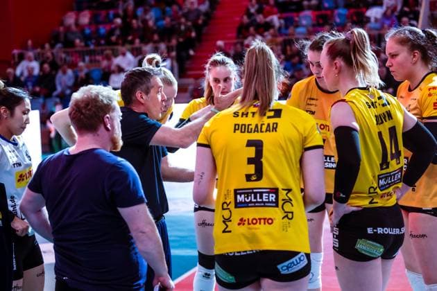 VBL Volleyball Bundesliga SC Potsdam VfB Suhl LOTTO Thüringen PlayOffs, 24 03 2024 VBL Volleyball Bundesliga SC Potsdam VfB Suhl LOTTO Thüringen 24 03 2024 Copyright: xBEAUTIFULxSPORTS NicolxMarschallx