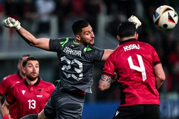 Parma, Italy, 22.03.24: Thomas Strakosha (23 Albania) during the International Friendly, Länderspiel, Nationalmannschaft between Albania and Chile at Tardini Stadium in Parma, Italia Soccer (Cristiano Mazzi SPP)  Copyright: xCristianoxMazzix xSPPx spp-en-CrMaSp-CM2_6665