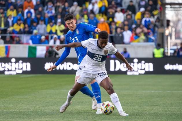 Football, Test match, Italy - Ecuador