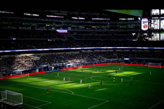 RECORD DATE NOT STATED CONCACAF NATIONS LEAGUE 2023-2024 Jamaica vs Panama - Third Place General View Stadium during the Third Place match between Jamaica and Panama as part of the 2024 Concacaf Nations League, at AT-T Stadium, Arlington, Texas, on March 24, 2024. ARLINGTON TEXAS UNITED STATES  Copyright: xJosexLuisxMelgarejox 20240324180141_CNL_24_3RD_JAM_PAN_STADIUM133