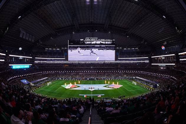 RECORD DATE NOT STATED CONCACAF NATIONS LEAGUE 2023-2024 Mexico vs United States - Final Protocolo during the Final match between Mexico (Mexican national team, Nationalteam and United States as part of the 2024 Concacaf Nations League, at AT-T Stadium, Arlington, Texas, on March 24, 2024. ARLINGTON TEXAS UNITED STATES  Copyright: xJorgexMartinezx 20240324193312_CNL_24_FINAL_MEX_USA_PROTOCOLO158