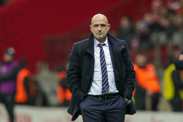 March 21, 2024, Warsaw, Poland: Coach Michal Probierz of Poland seen during the European Championship, EM, Europameisterschaft 2024-Qualifying round (play -off) Match between Poland and Estonia at PGE Narodowy (Warsaw)-Poland. Final score; Poland 5:1 Estonia. Warsaw Poland - ZUMAs197 20240321_aaa_s197_554 Copyright: xGrzegorzxWajdax