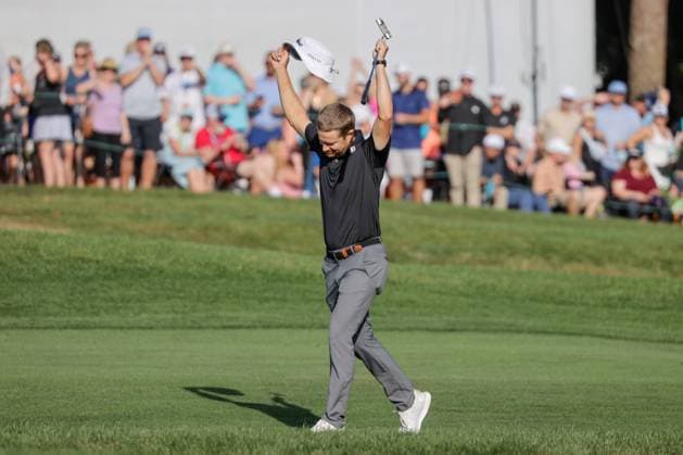 March 24, 2024, Palm Harbor, Florida, USA: Peter Malnati walks to the 18th green during the final round of the Valspar Championship golf tournament on Sunday, March 24, 2024 in Palm Harbor. Palm Harbor USA - ZUMAs70_ 0442115151st Copyright: xLuisxSantanax