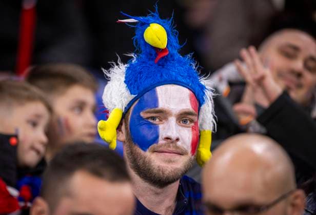 Lyon, France 23rd Mar 2024 France Fan France Germany France Germany 23 03 2024