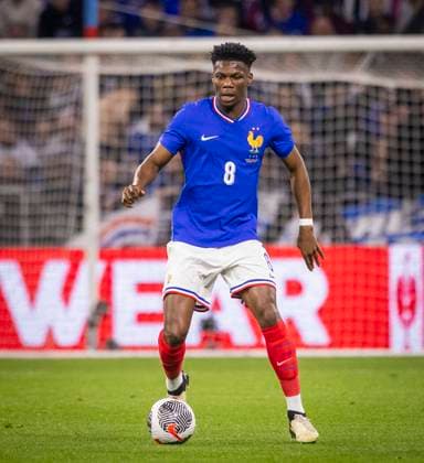 Lyon, France 23rd Mar 2024 Aurelien Tchouameni FRA France Germany Germany 23 03 2024