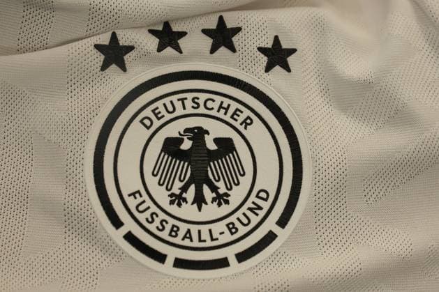 Press conference of the German national team before the match against the Netherlands on 25 03 2024 at the DFB Campus in Frankfurt German Football Association DFB logo feature, symbol, symbol photo, characteristic, detail MH