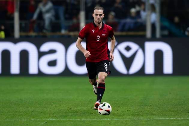 Albania v Chile - International Friendly, Länderspiel, Nationalmannschaft Mario Mitaj of Albania in action during the international friendly football match between Albania and Chile. Parma Italy Copyright: xNicolòxCampox