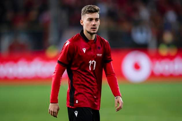 Albania v Chile - International Friendly, Länderspiel, Nationalmannschaft Ernest Muci of Albania looks on during the international friendly football match between Albania and Chile. Parma Italy Copyright: xNicolòxCampox