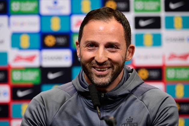 Sport Bilder des Tages England v Belgium Friendly Match Media Activities 25 03 2024 WEMBLEY LONDON, UNITED KINGDOM - MARCH 25 : Tedesco Domenico head coach of Belgium talking to the press during a press conference, PK, Pressekonferenz ahead of the friendly game match between England and Belgium in preparation of the UEFA EURO, EM, Europameisterschaft,Fussball 2024 tournament on March 25, 2024 in Wembley London, United Kingdom, 25 03 2024 Wembley London United Kingdom  Copyright: xPeterxDexVoechtx