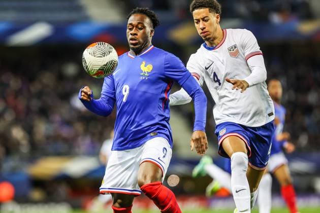 Football, U23, France - USA
