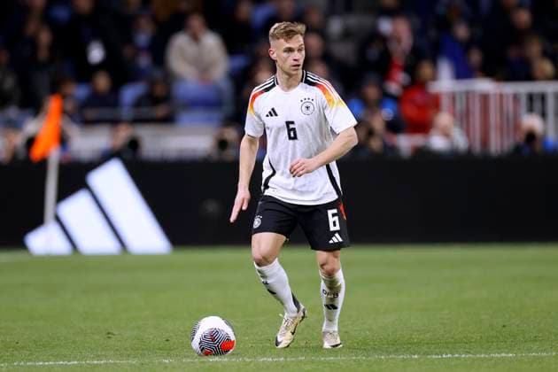 KIMMICH Joshua Team Germany Laenderspiel France Germany 0 2 am 23 03 2024 in Lyon DFL REGULATIONS PROHIBIT ANY USE OF PHOTOGRAPHS as IMAGE SEQUENCES and or QUASI VIDEO Copyright: xLacixPerenyix