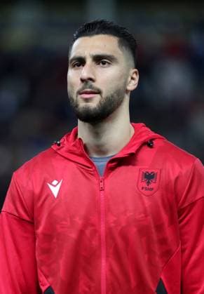 PARMA, ITALY - MARCH 22: Thomas Strakosha of Albania looks on ,during the International Friendly, L?nderspiel, Nationalmannschaft match between Albania and Chile at Ennio Tardini Stadium on March 22, 2024 in Parma, Italy. SPO 